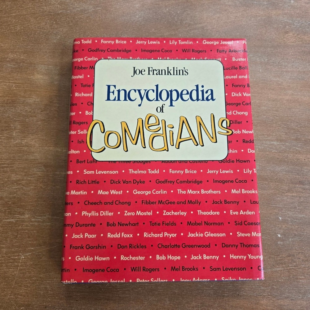Joe Franklin Encyclopedia of Comedians 1985 Hardcover‎ B&W Book